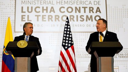 Pompeo tratará con Duque la seguridad regional, narcotráfico y Venezuela
