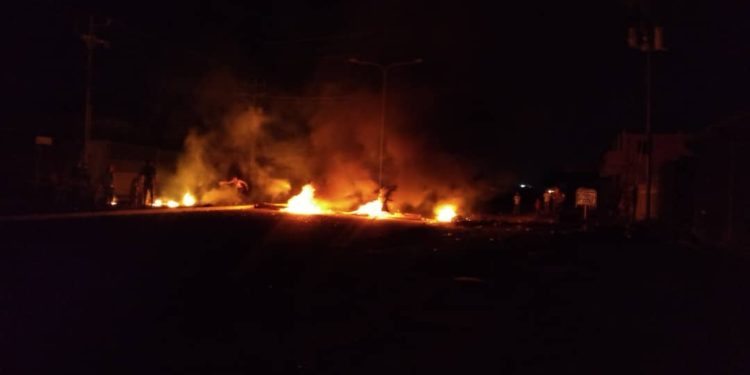 Intensas protestas por apagones en Maracaibo