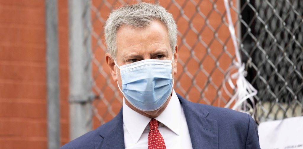 Lo que propuso aplicar el alcalde de Blasio a toda actividad no esencial en Nueva York