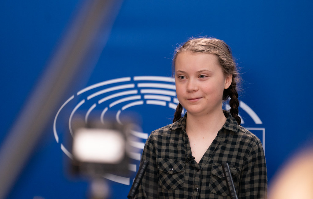 Greta Thunberg pide el voto para Biden