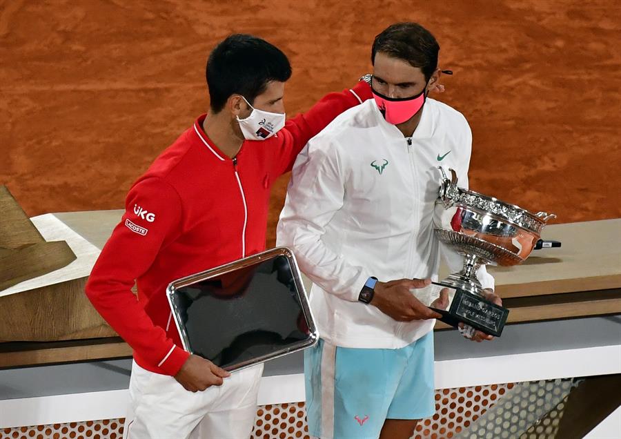 Nadal logra su 13ra copa de Roland Garros ante un Djokovic irreconocible