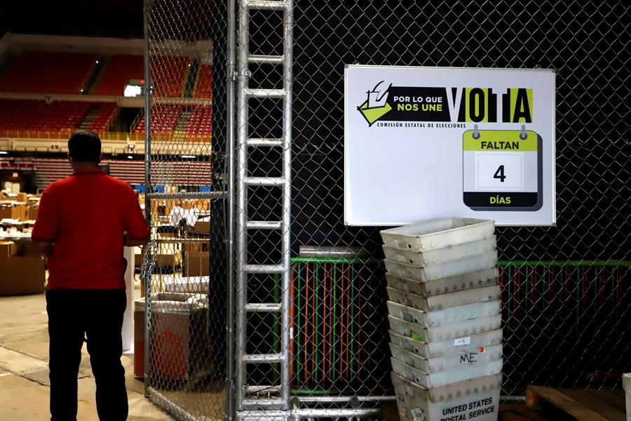 Votación anticipada en Puerto Rico transcurre sin incidentes