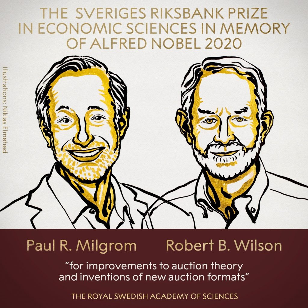 Para ganar el Nobel, Wilson y Milgrom fueron de la matemática a la teoría económica
