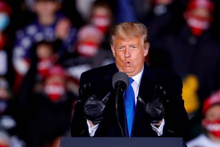 ¡Perdedores! Así calificó Trump a los medios al denunciar una conspiración en su contra