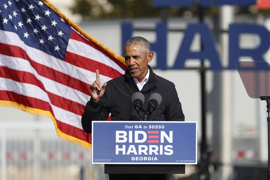 "Me hizo mejor presidente": Obama alaba a Biden y pide el voto para los demócratas
