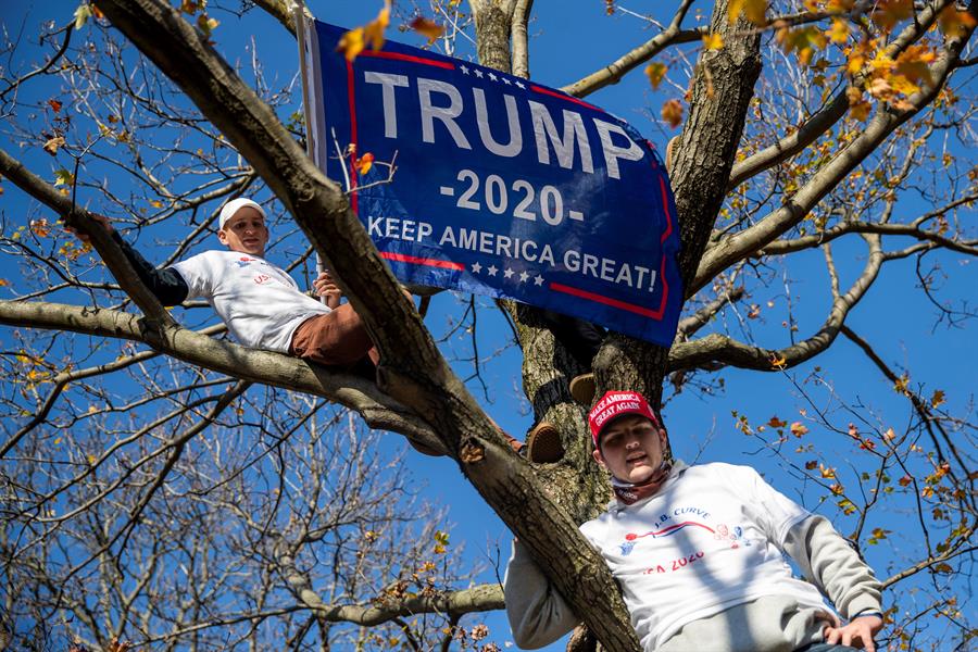 Seguidores de Trump en Washington "hicieron América grande de nuevo"
