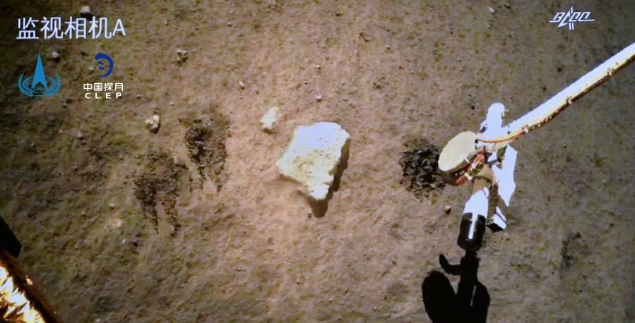 La sonda china Chang'e 5 completó recolección de muestras en la Luna