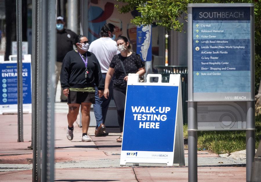 Florida sumó 11.335 nuevos casos y 129 muertes por la COVID-19