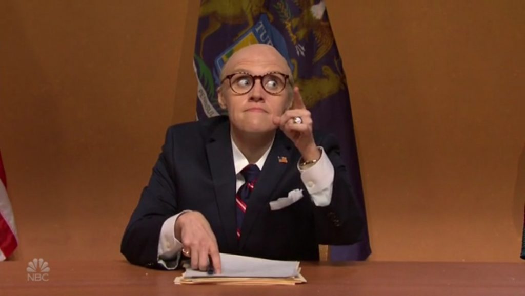¿Lo viste? SNL parodió a Rudy Giuliani y Melissa Carone en su último episodio