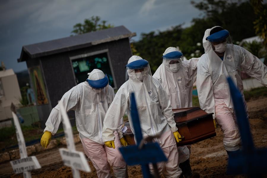 Identifican en Brasil casos de coinfección con dos variantes del coronavirus