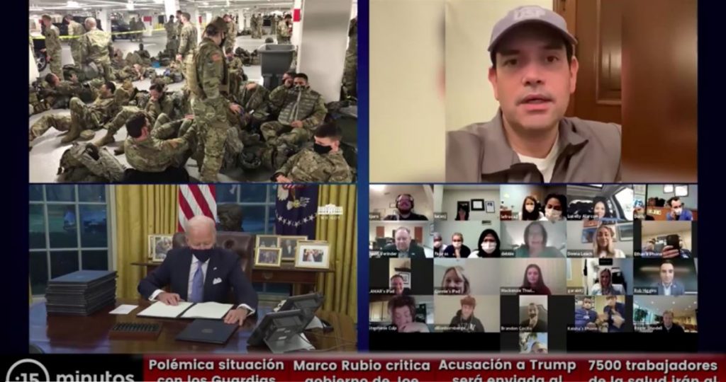Noticiero 15 Minutos News: Marco Rubio acusa a Biden de tener agenda de extrema izquierda