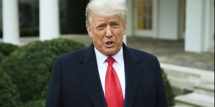 "Son muy especiales": Trump pide a los manifestantes que abandonen el Capitolio