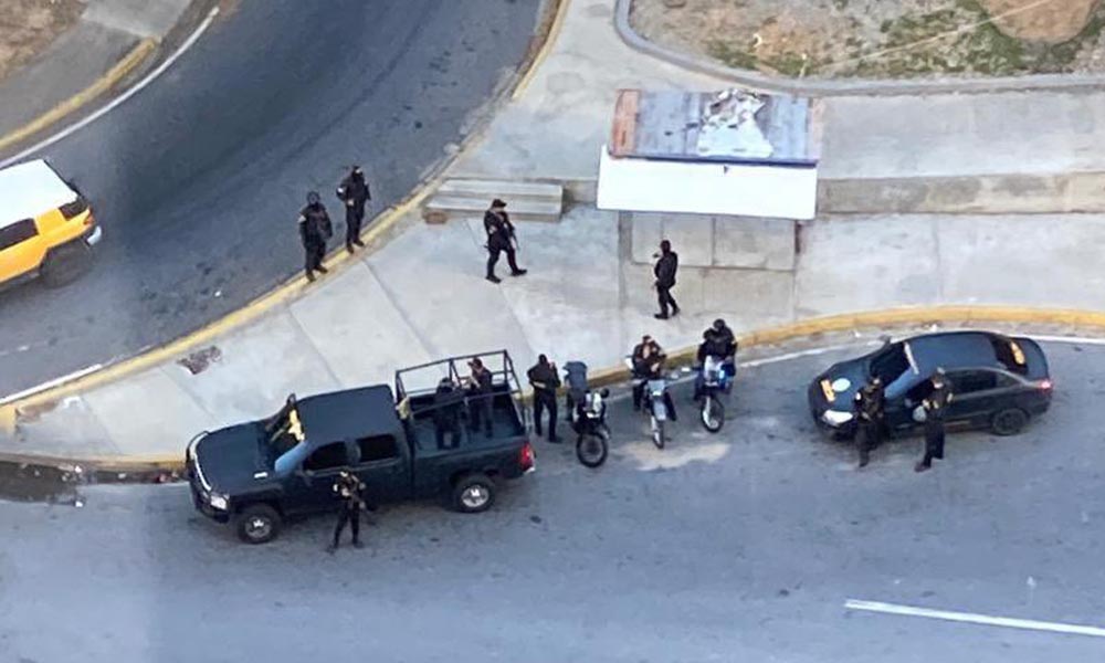 Denuncian aumento de presencia de funcionarios policiales en vivienda de Juan Guaidó