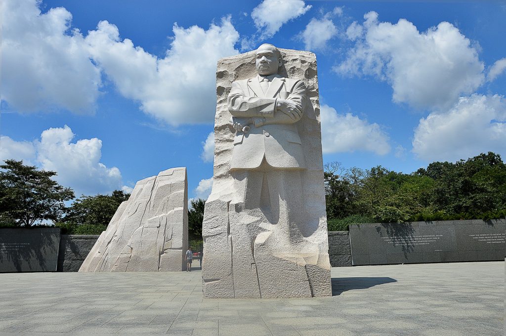 Obama inauguró un monumento en honor a Luther King