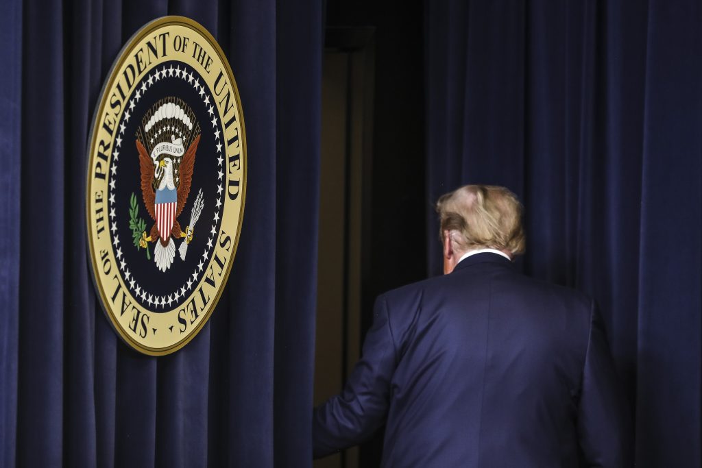 Trump confirma que no irá a la toma de posesión de Biden