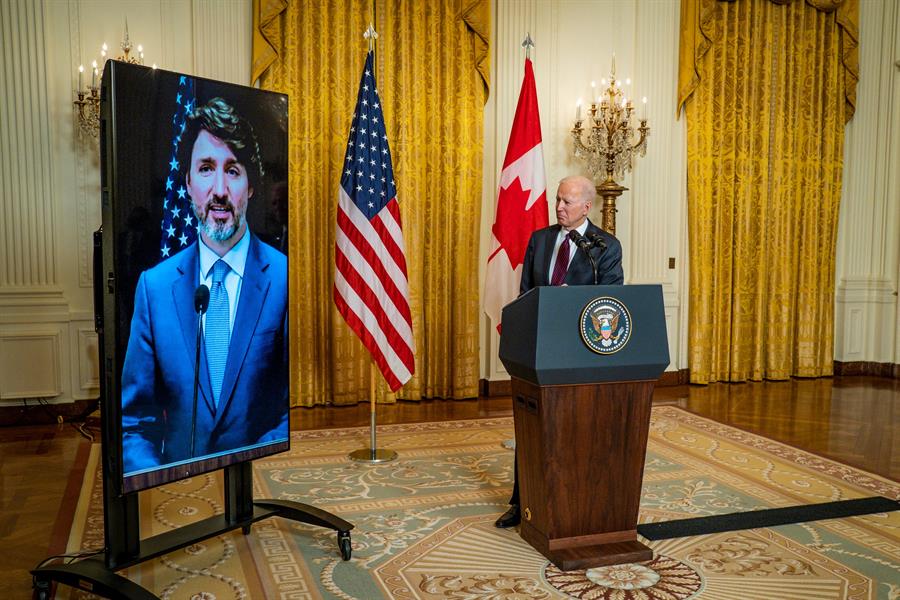 Biden y Trudeau se unen contra la crisis climática