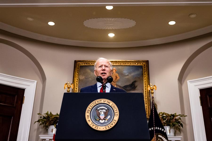 "No hay tiempo que perder": Biden urgió al Senado a aprobar el plan de estímulo