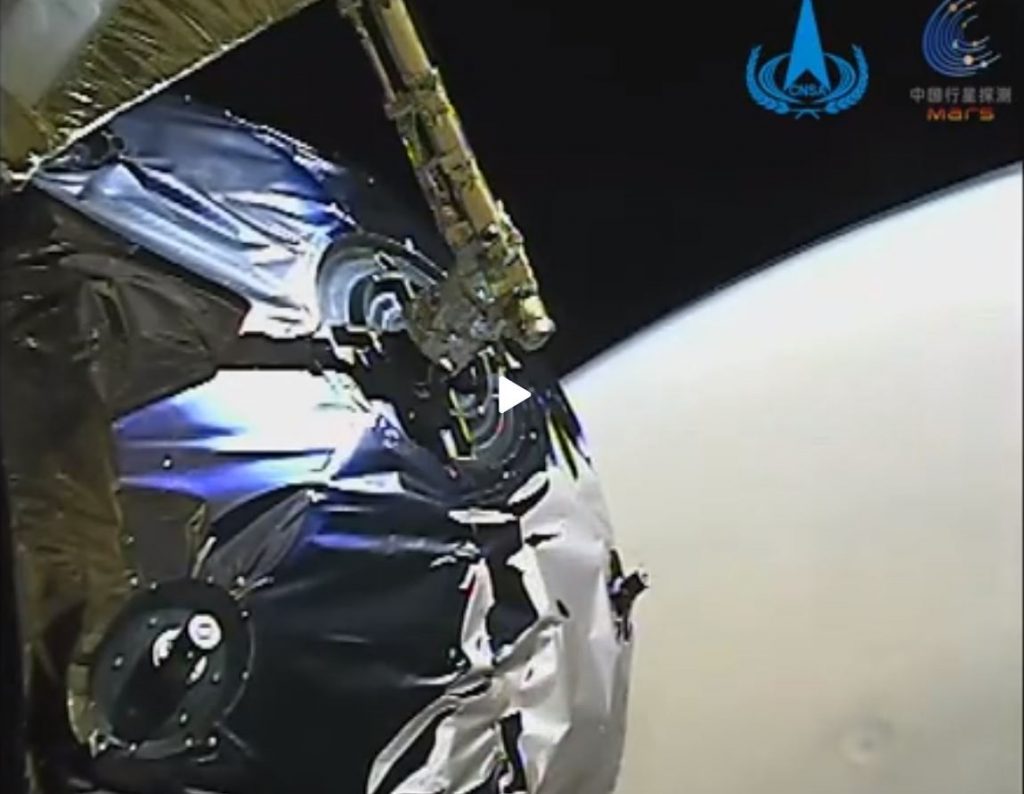 Así luce Marte desde la perspectiva de Tianwen-1, la sonda de China que orbita el planeta rojo