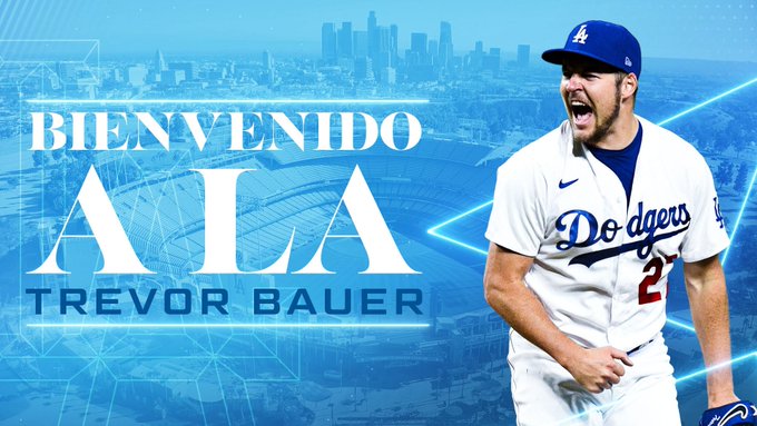 Los Dodgers de Los Ángeles presentaron a su nueva estrella: Trevor Bauer