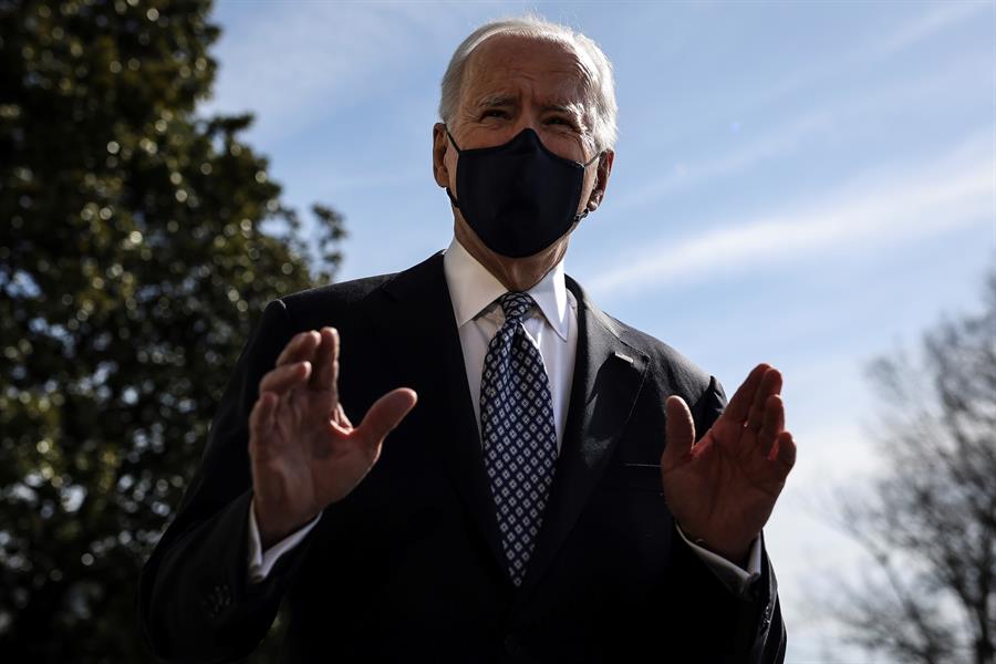Biden redobla su apuesta de vacunación de cara a sus primeros 100 días en la Casa Blanca