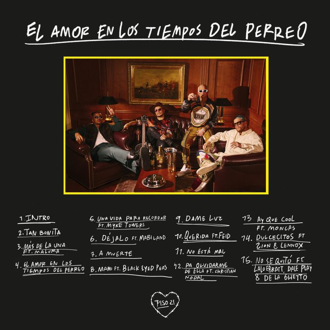 Más colombiano que nunca, Piso 21 lanza El amor en los tiempos del perreo