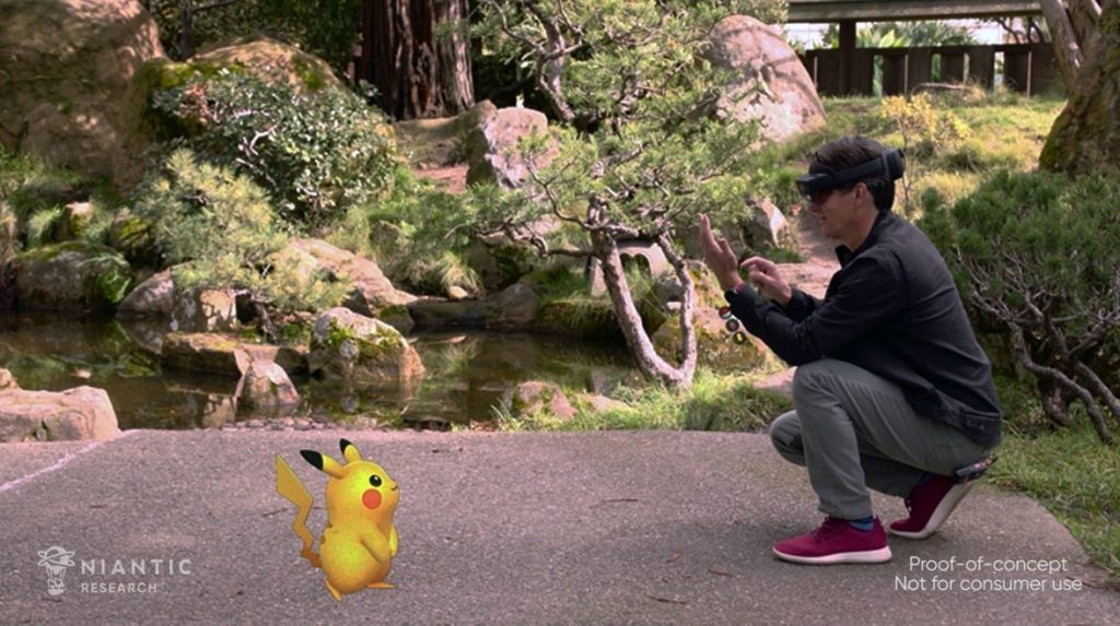 Pokémon GO muestra el juego en realidad mixta