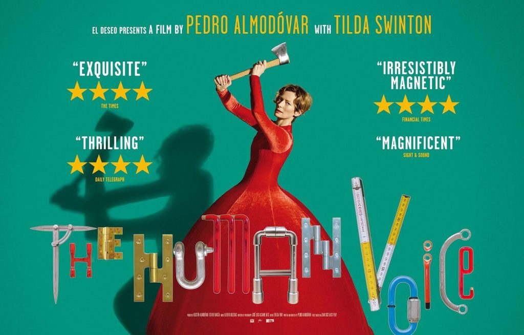 The Human Voice de Almodóvar llega a cines el 12 de marzo