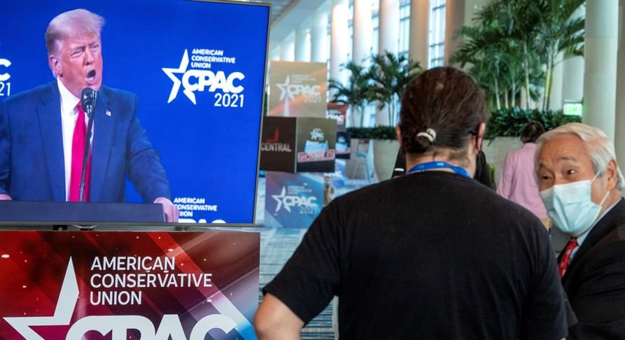 Con su clásico discurso agresivo, Trump reapareció augurando victoria en las próximas elecciones