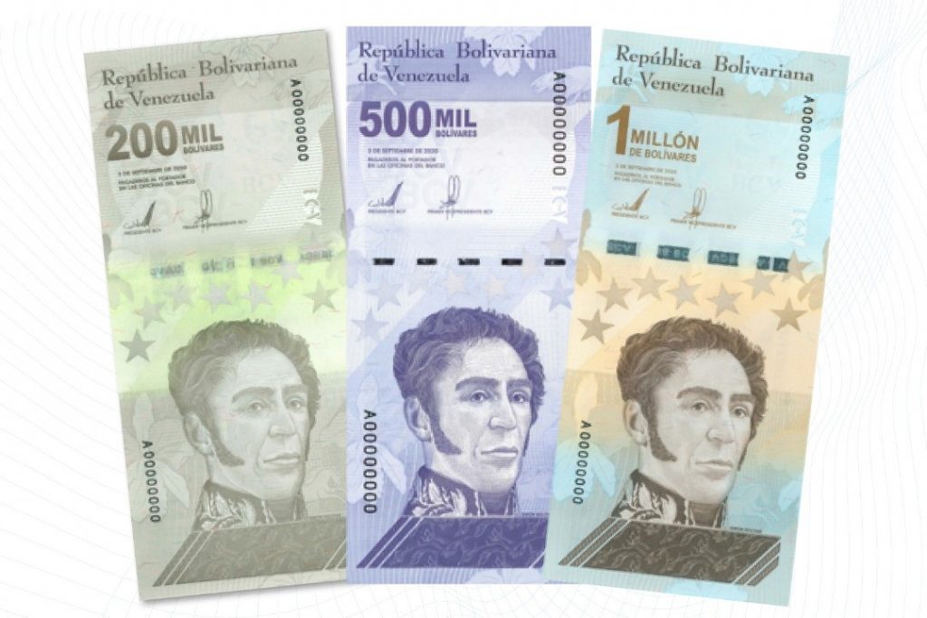 Venezuela incorpora 3 billetes al cono monetario y el de mayor denominación equivale a 52 centavos de dólar