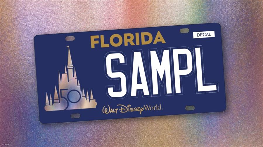 Walt Disney World Resort reveló el diseño de una placa especial por su 50 aniversario