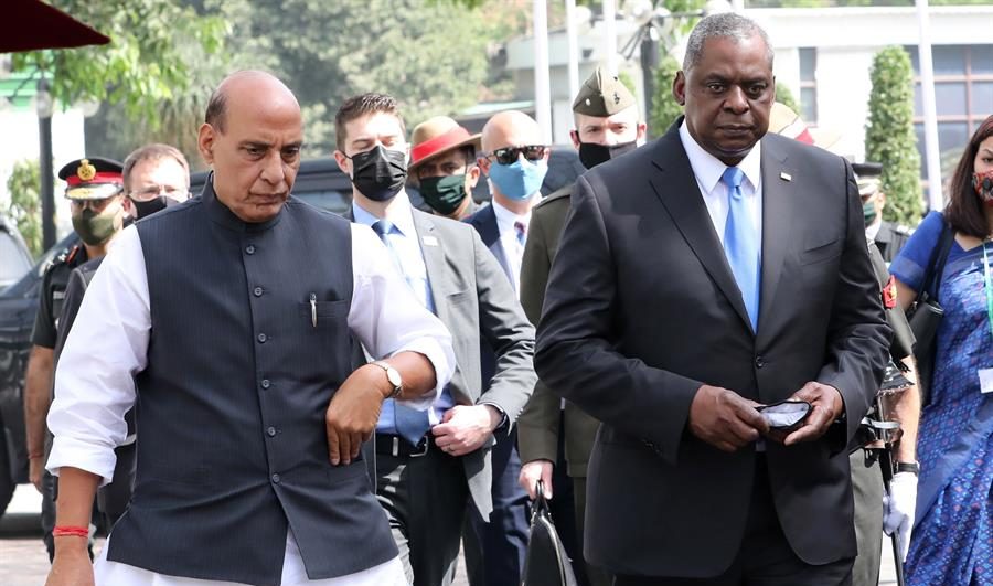India y EEUU reafirman su alianza de defensa durante visita de Austin