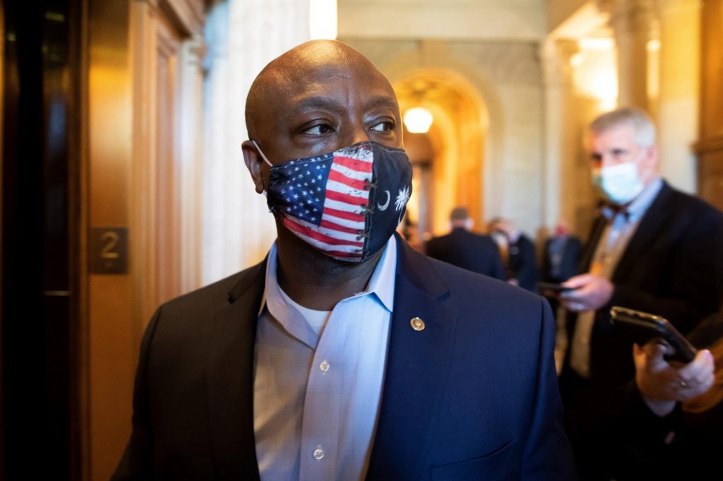 "EEUU no es un país racista": la respuesta de Tim Scott a Biden en nombre de los republicanos