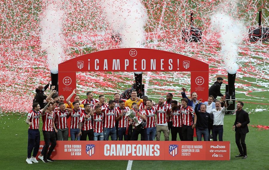 El Atlético de Madrid revela imágenes del triunfo liguero: "¡Hay que ganar hasta en la luna!"