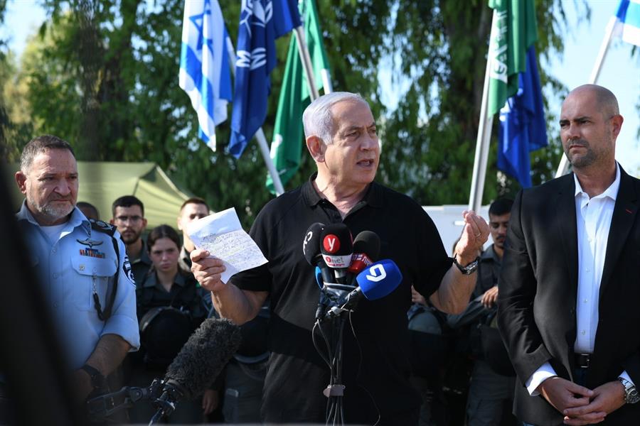 Netanyahu indicó que el combate con Hamás "continúa en plena potencia"