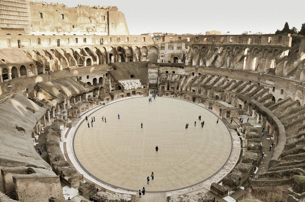 El Coliseo de Roma tendrá reconstruida su arena antes de 2023