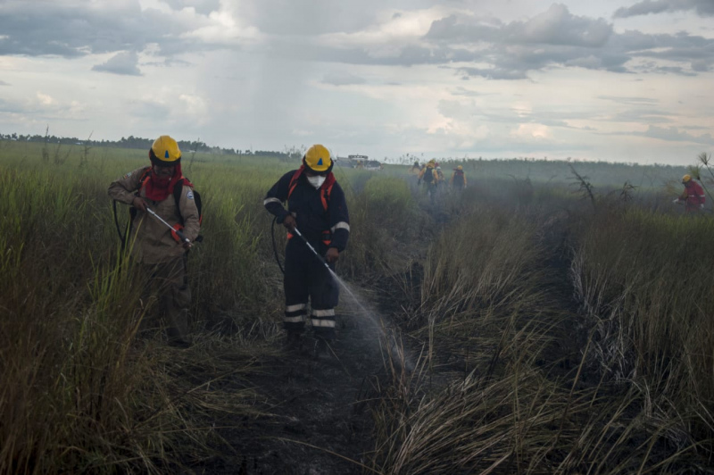 Se registró incendio en parque natural de Bolivia cercano a Paraguay y Brasil