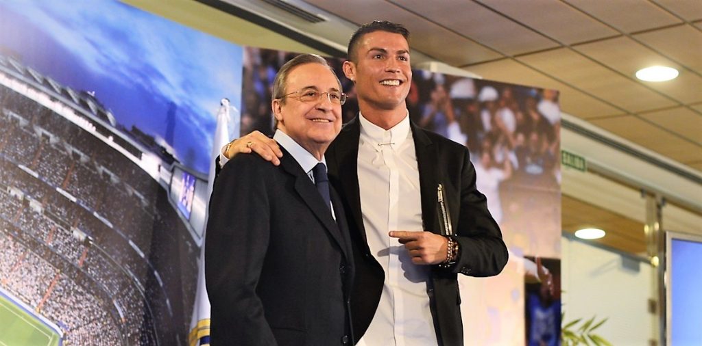Florentino Pérez tildó a Cristiano de "imbécil" y a Mourinho de "anormal"