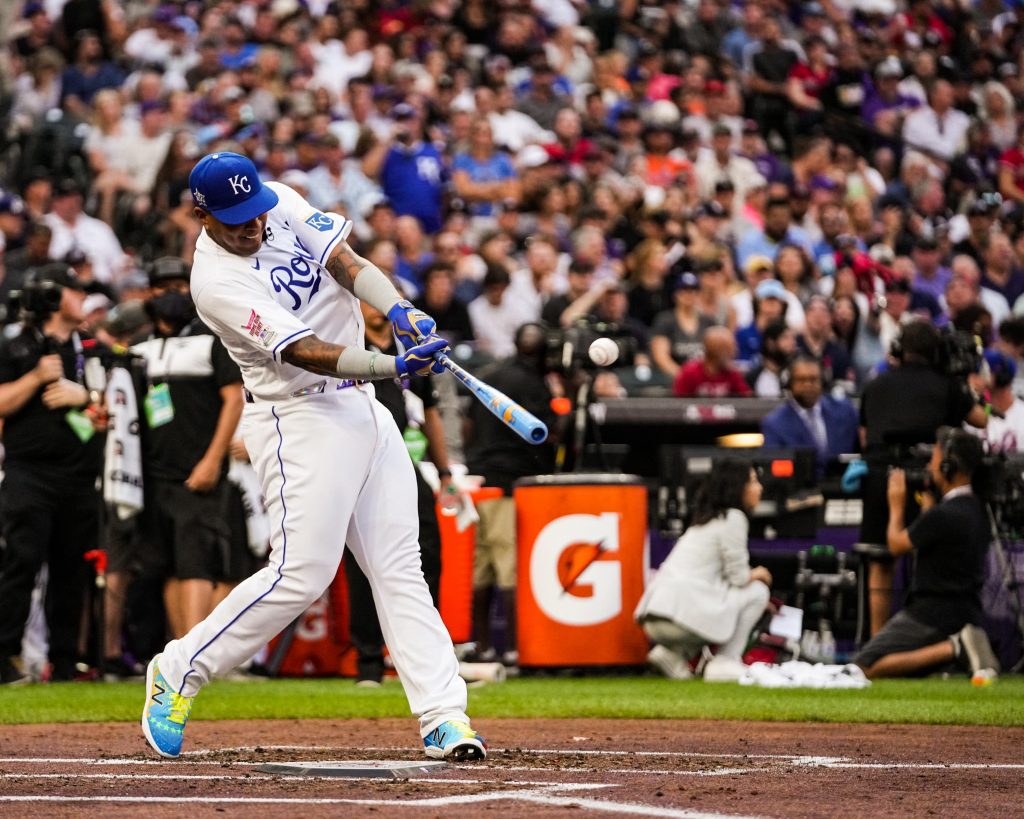 Salvador Pérez estableció un récord para venezolanos en el Home Run Derby