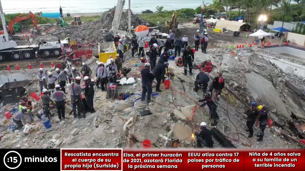 ¡Conmovedor! Rescatista encuentra el cuerpo de su propia hija en Surfside
