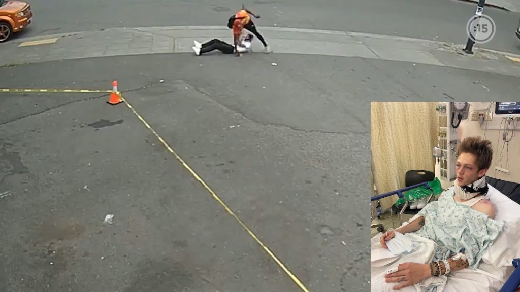 Cabeza pateada contra el piso fotógrafo recibió brutal paliza y quedó inconsciente en Seattle