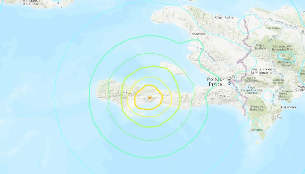 Terremoto de 7,2 grados sacude Haití