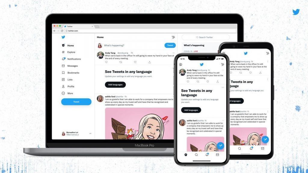 El nuevo diseño de Twitter incluye su propia tipografía