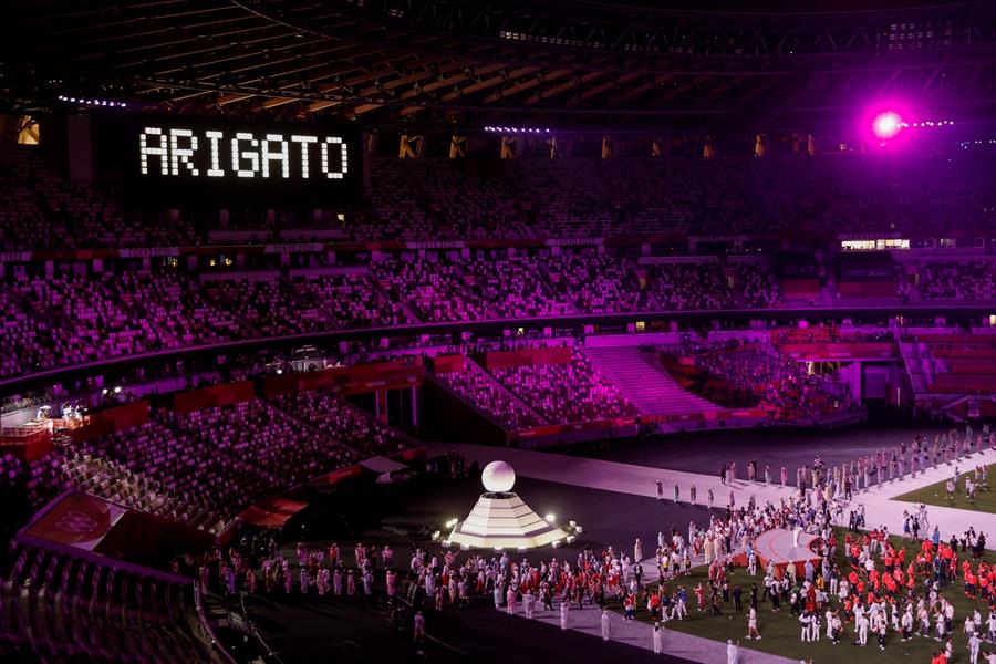 Clausura en fotos de los Juegos Olímpicos Tokio 2020