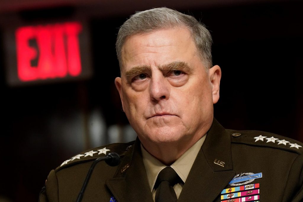 General Milley dice que el Gobierno de Trump sabía de sus llamadas con China