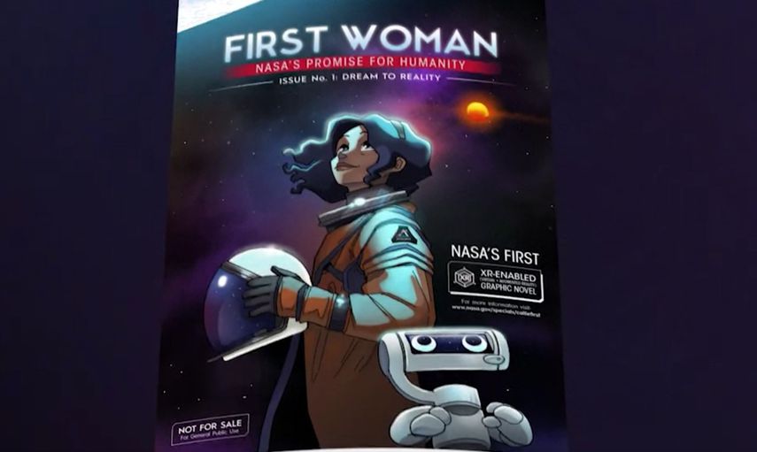 La NASA elige una latina como primera mujer en pisar la Luna en un cómic