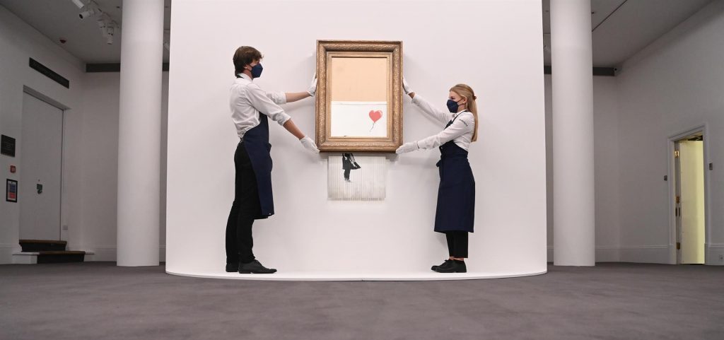 La Niña con Globo firmada por Banksy sale a subasta por al menos 800 mil euros