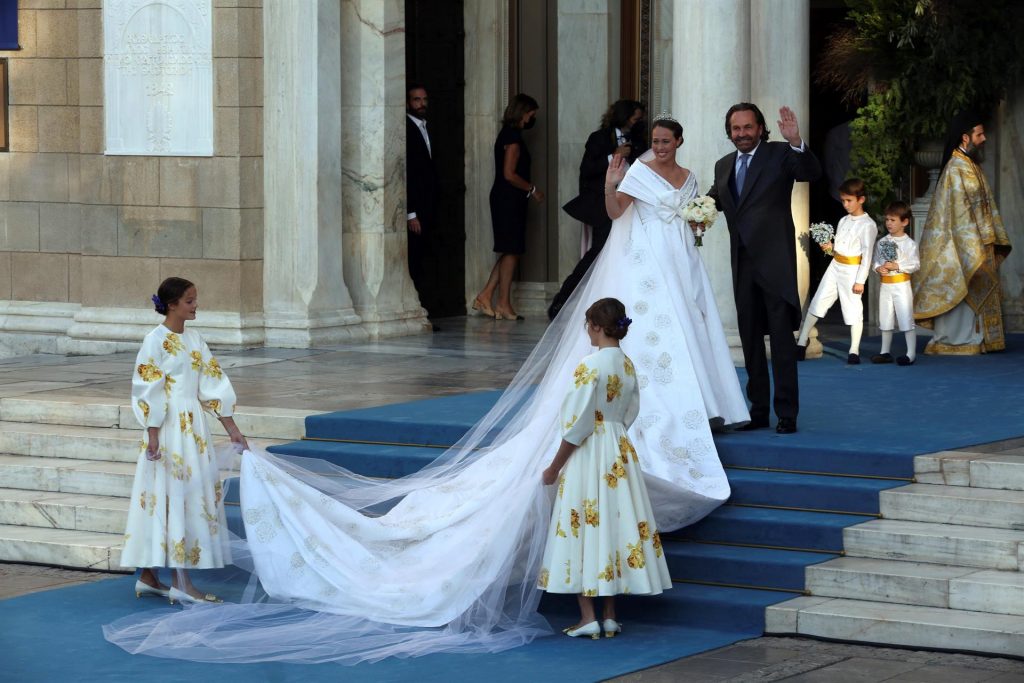 Atenas acoge su primera boda real en más de medio siglo