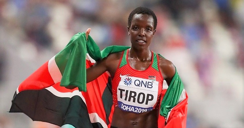 El esposo de la atleta keniana Tirop confesó el asesinato en una nota