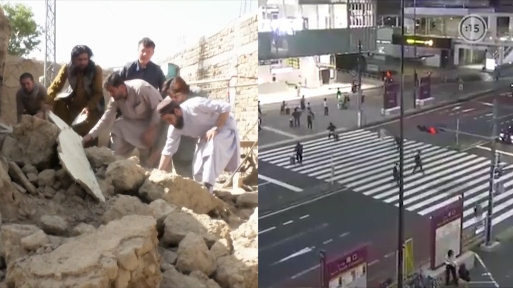 Grandes terremotos en Pakistán y en Japón causan pavor en sus habitantes