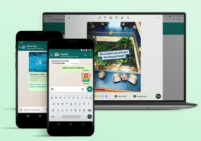 Llega a la versión de escritorio de WhatsApp el editor de fotos
